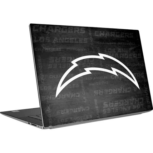 NFL Los Angeles Chargers Black & White Dell XPS Skin